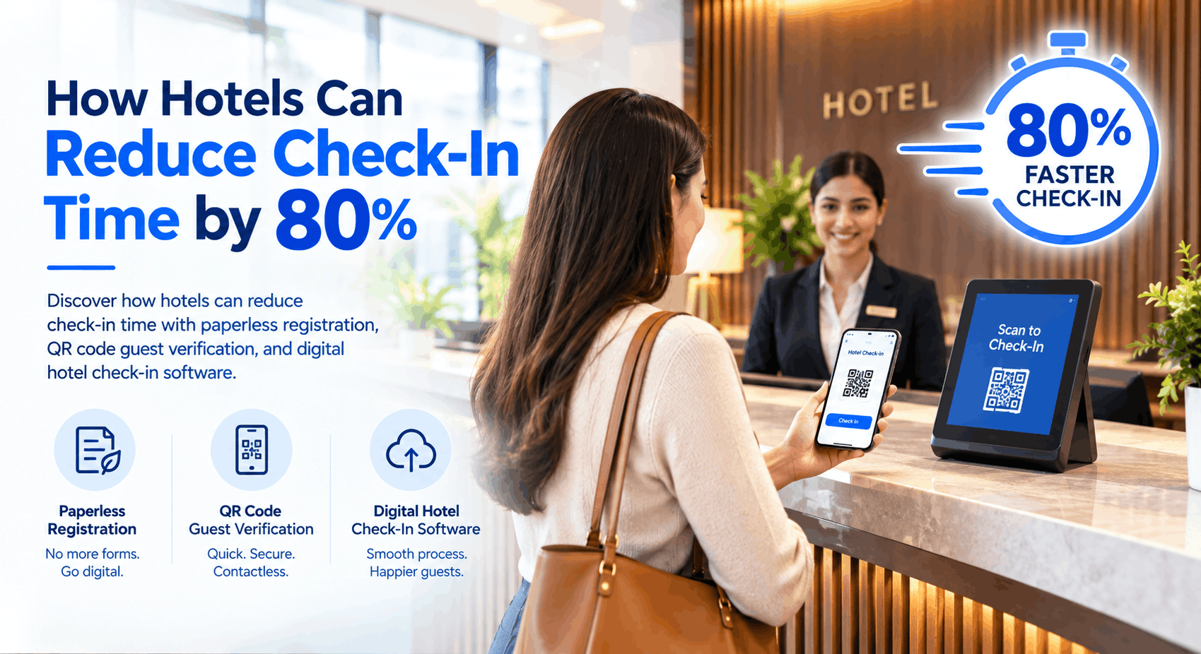 How Hotels Can Reduce Check-In Time by 80%
