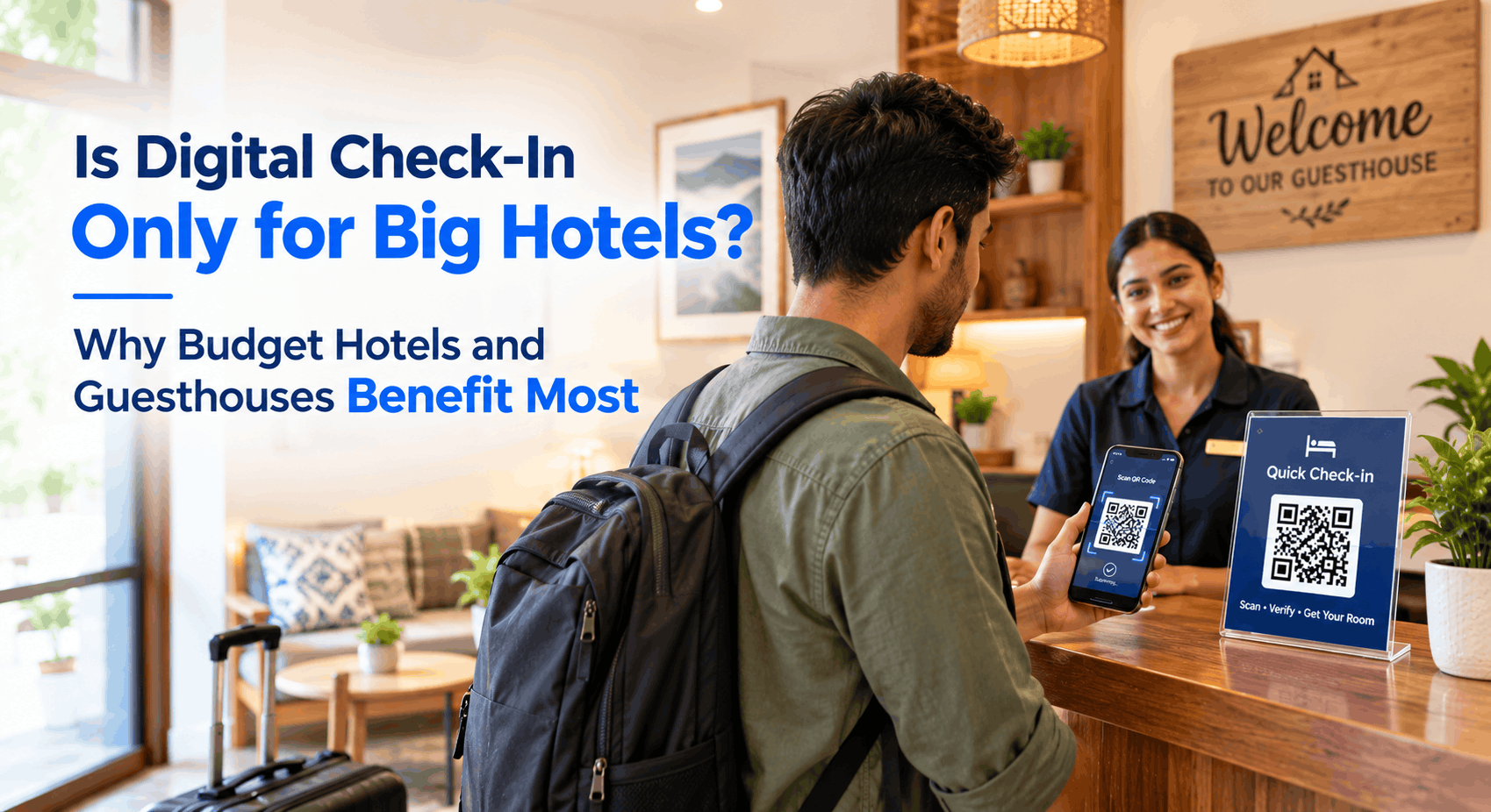 Is Digital Check-In Only for Big Hotels? Why Budget Hotels and Guesthouses Benefit Most